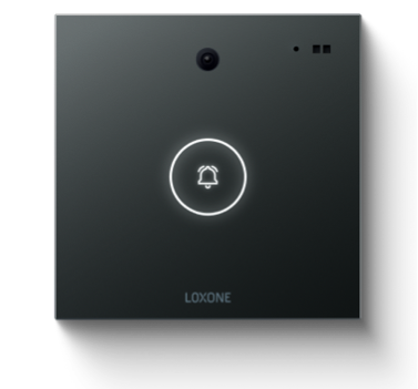Loxone video intercom panel with camera and call button