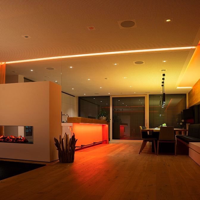 Smart lighting installation by NesTech